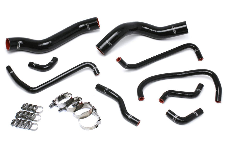 Black Silicone HPS Radiator + Heater Hose 57-1503-BLK