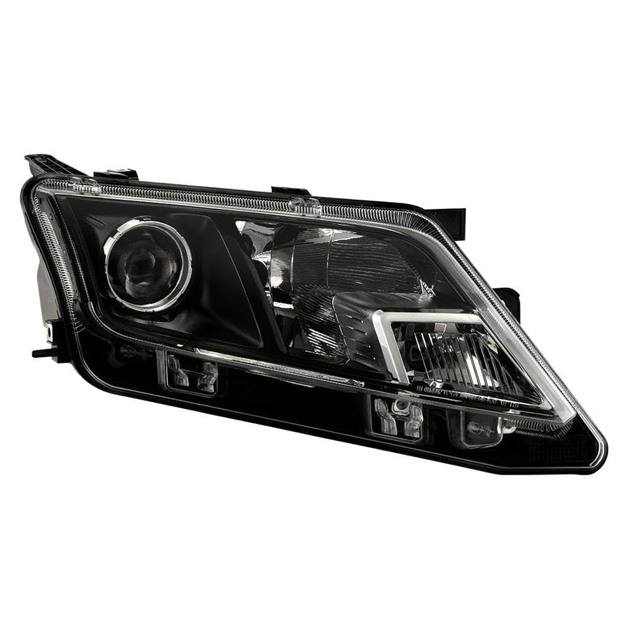 Ford Fusion 10-12 Spyder (POE) Halogen Projector Headlights - OE Color Black - Low Beam-H11(Not Included) ; High Beam-H7(Not Included) ; Signal-3157(Included) - OE Right