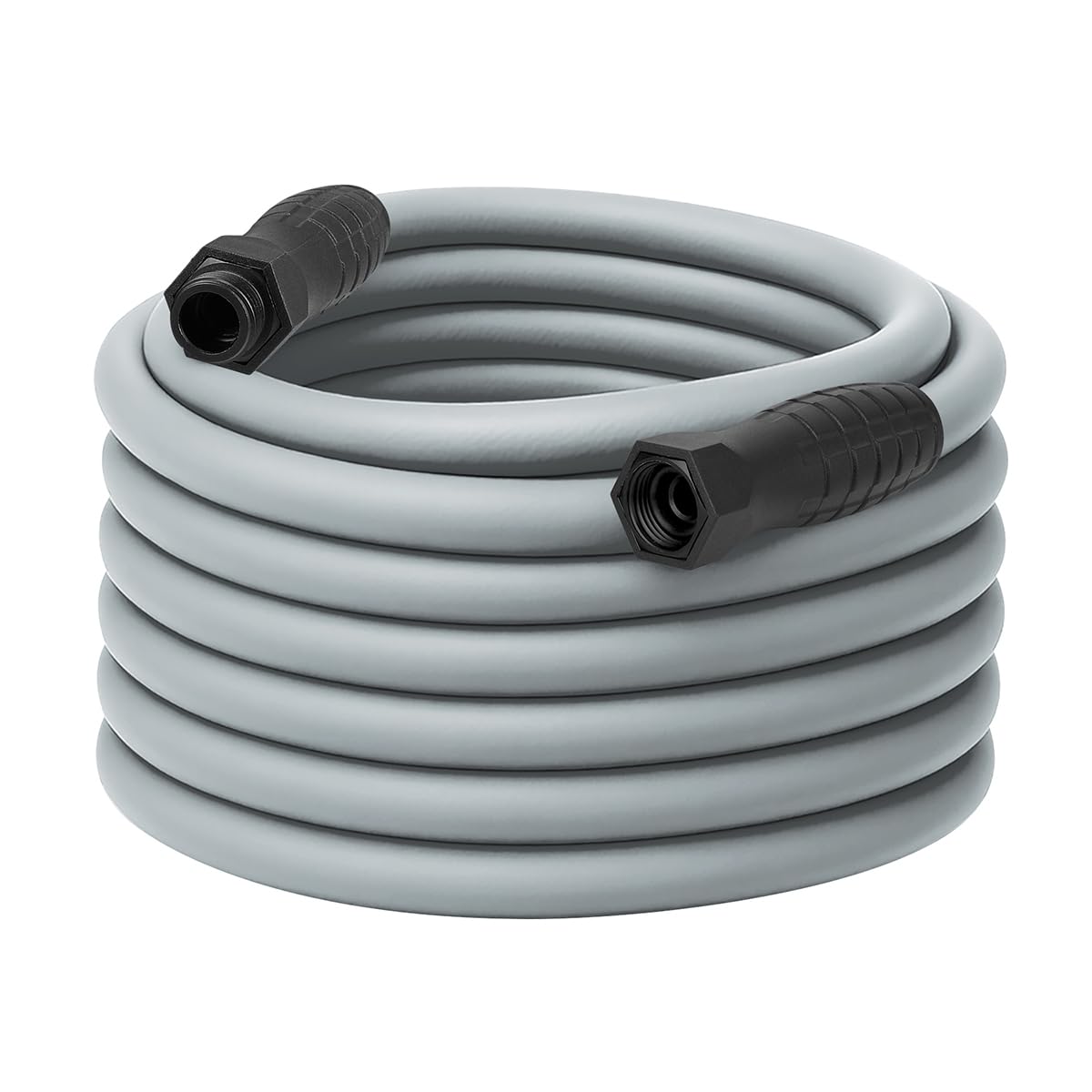 Flexzilla SwivelGrip Colors Garden Hose 5/8 in. x 75 ft., Lightweight All-Weather Water Hose, Durable and Flexible, Leak-Free Connections, Slate Grey