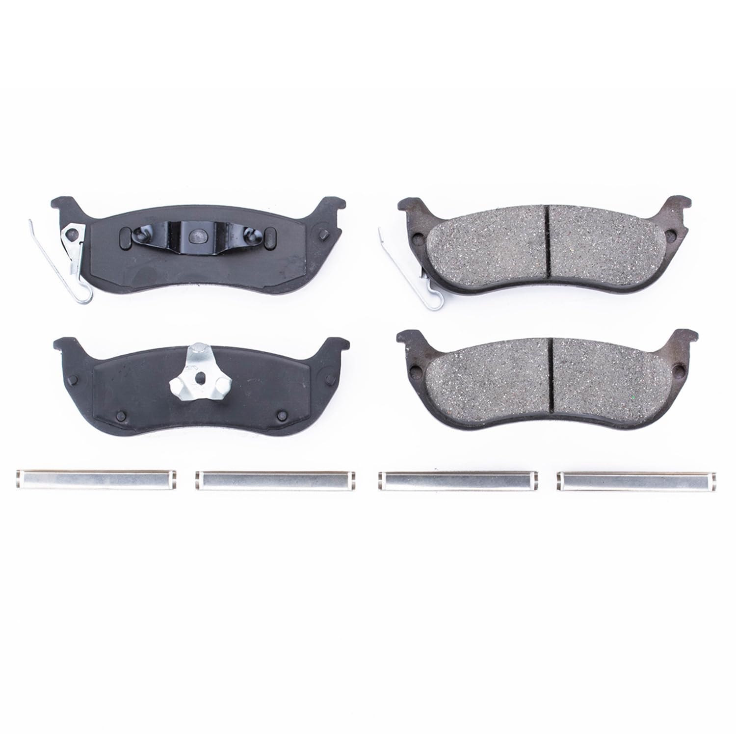 Rear Brake Kit Power Stop For Chrysler Pacifica 2004-08 - Ceramic Brake Pads With Installation Hardware, 17-998