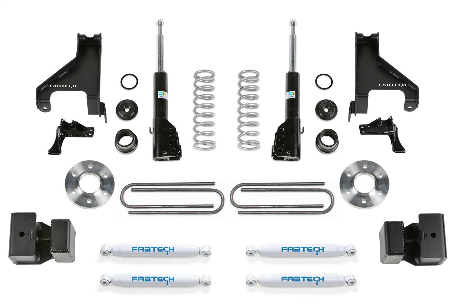 K9010 Fabtech Motorsports 1.5 Coil Assist Kit W/ B4