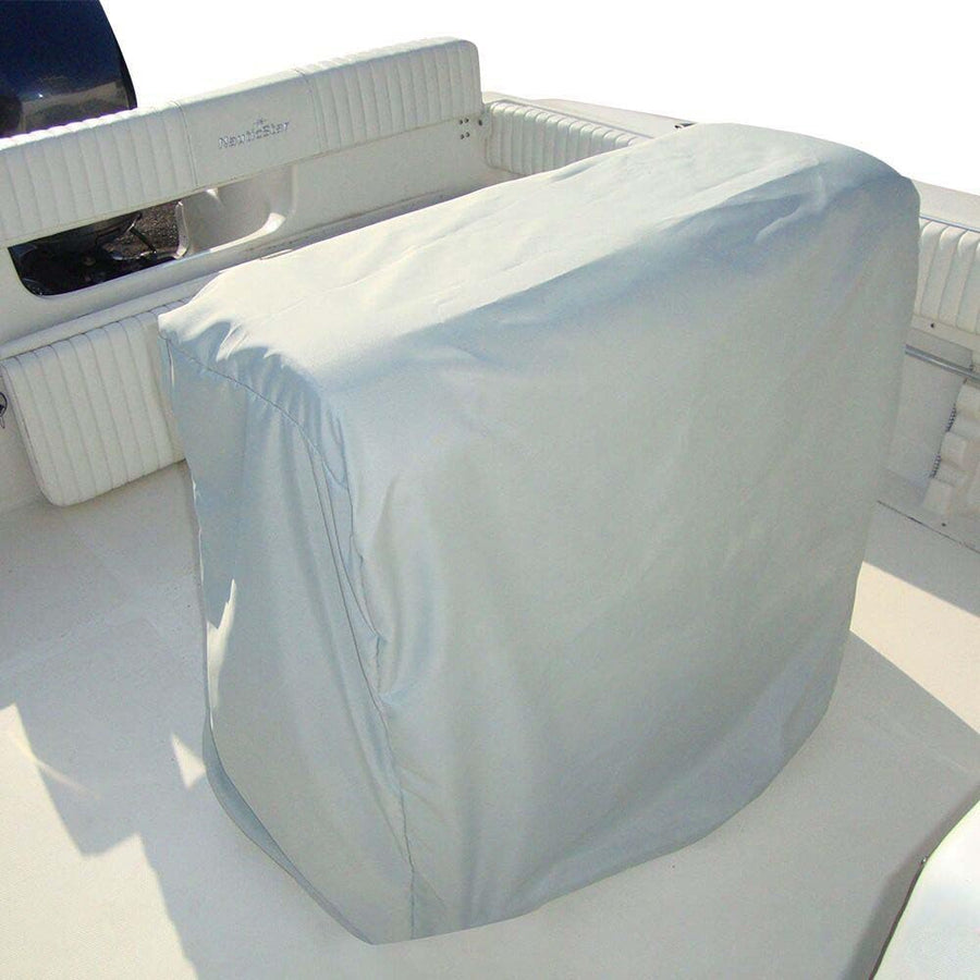 Poly-Flex II Carver Universal Leaning Post Cover - 47" H x 41" W x 24" D - Grey