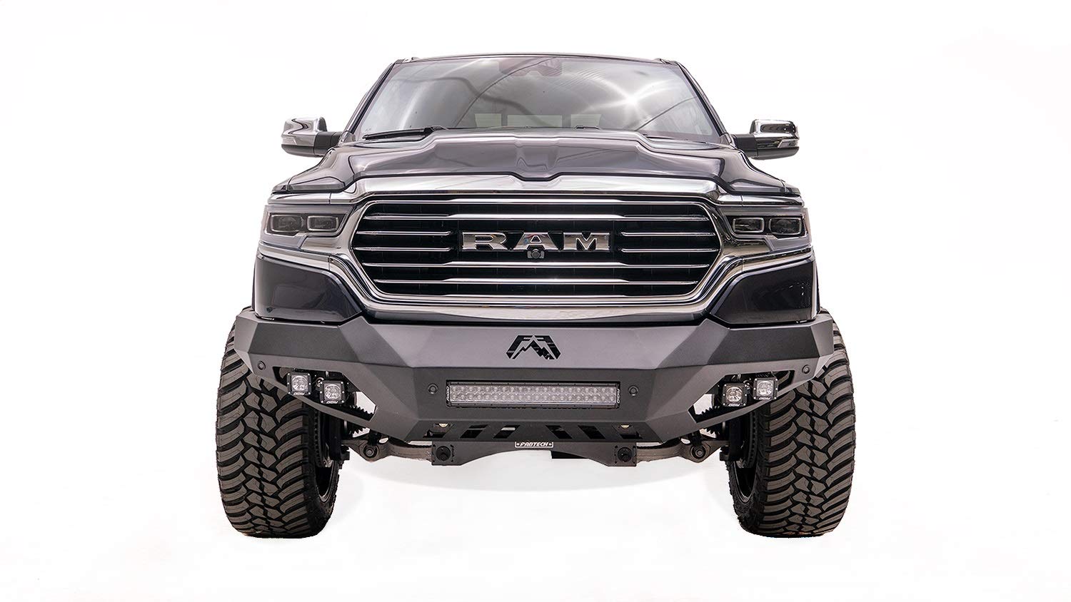 Dodge 1500 Vengeance Front Sensor Bumper 19-C with No Guard Bare