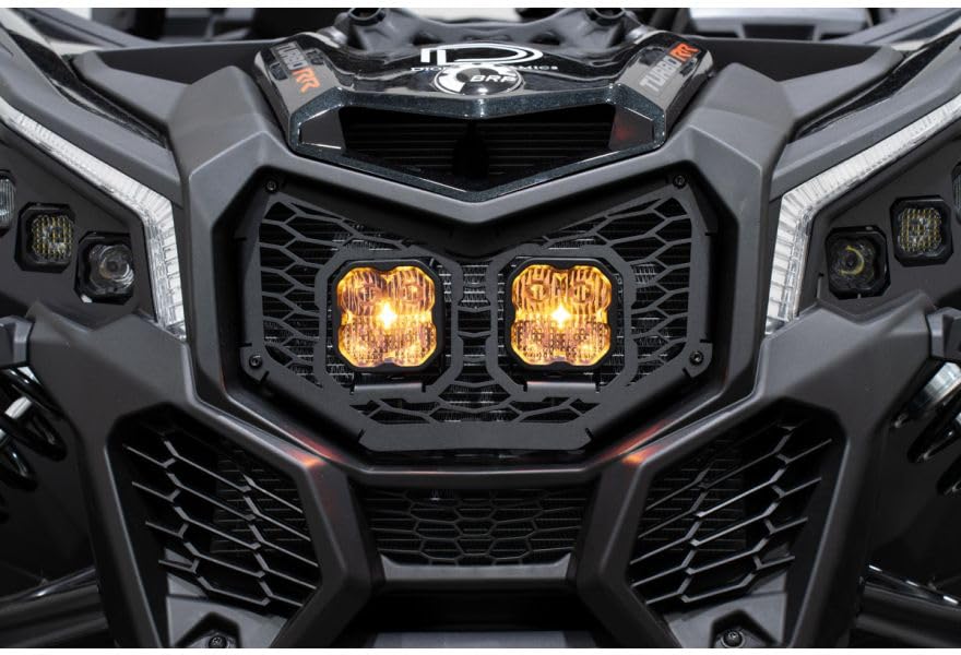 Stage Series Diode Dynamics - LED Grille Kit for 2017-2024 Can-Am Maverick X3 Sport Yellow Fog