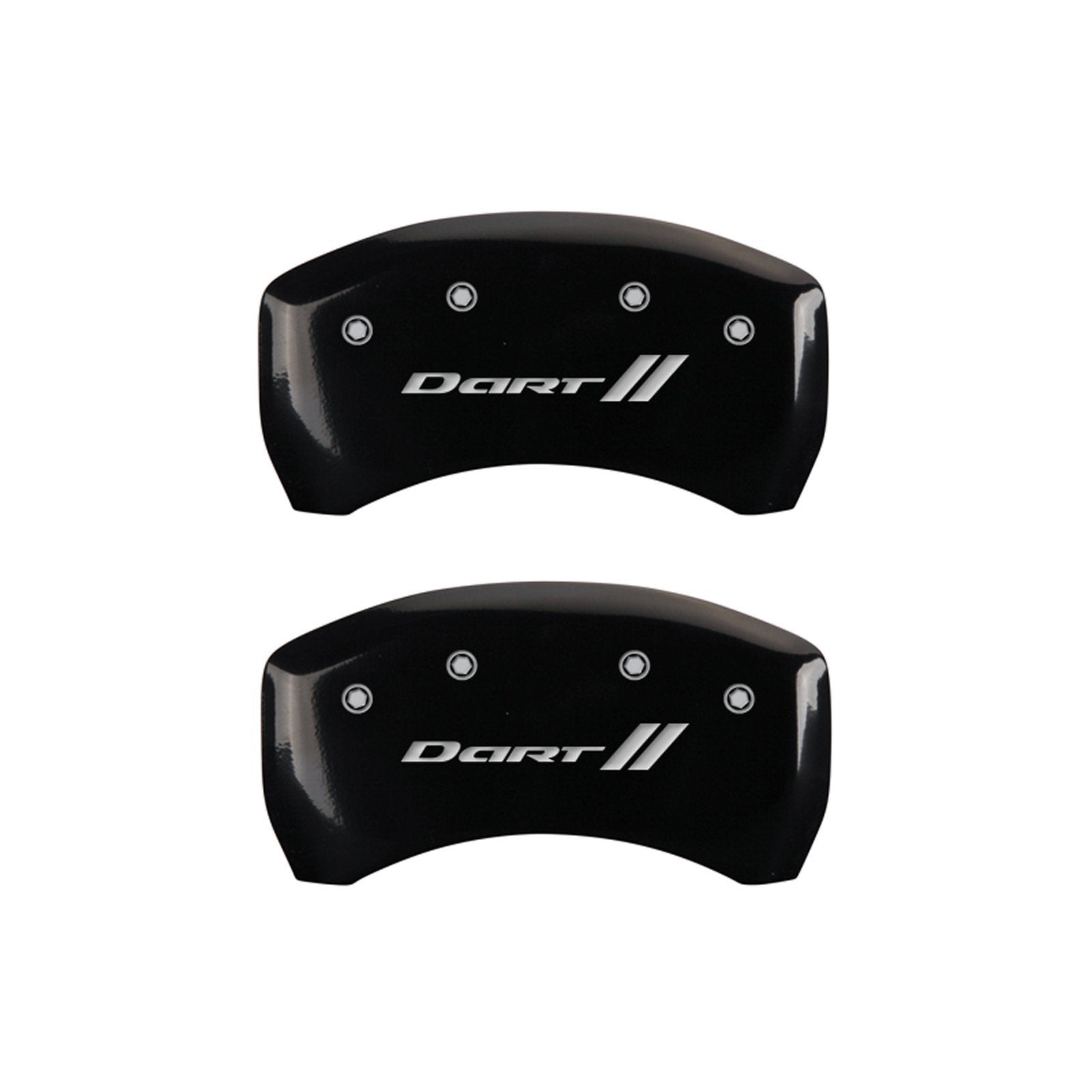 Caliper Covers MGP 12199SDRTBK with Black Powder Coat Finish, (Set of 4)