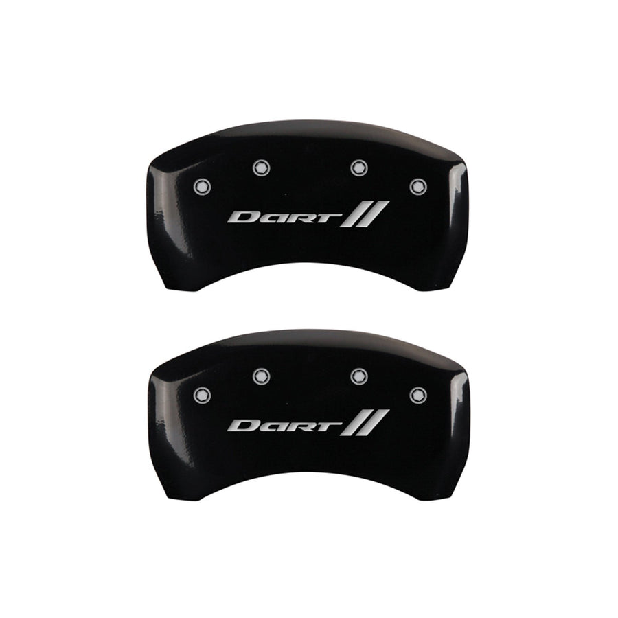 Caliper Covers MGP 12199SDRTBK with Black Powder Coat Finish, (Set of 4)