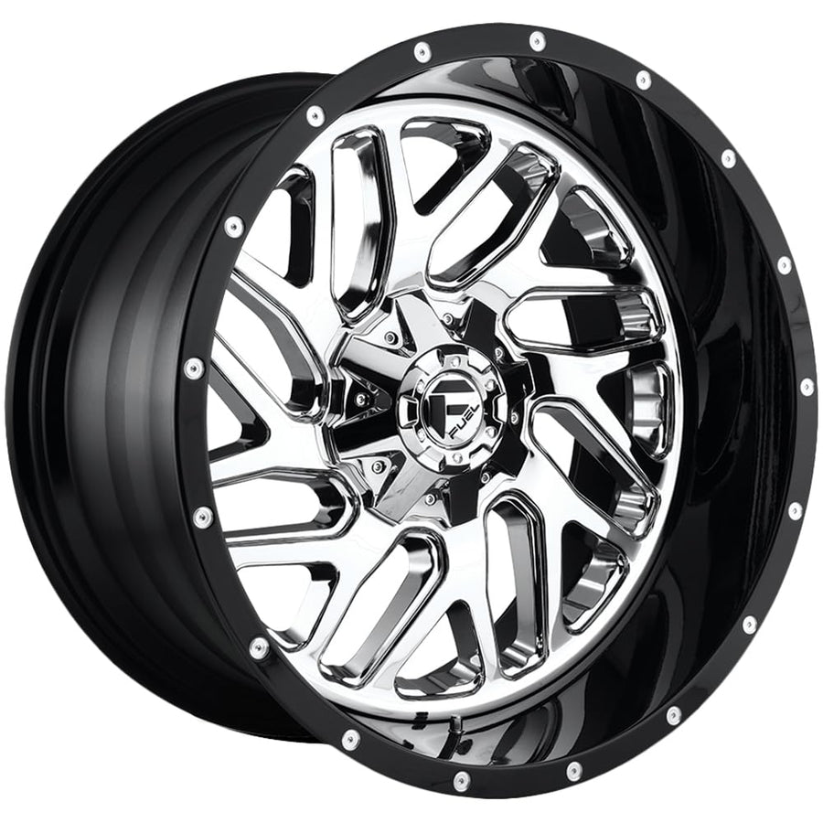 Fuel Chrome Offroad Wheel with Painted (20 x 10. inches /6 x 135 mm, -19 mm Offset)