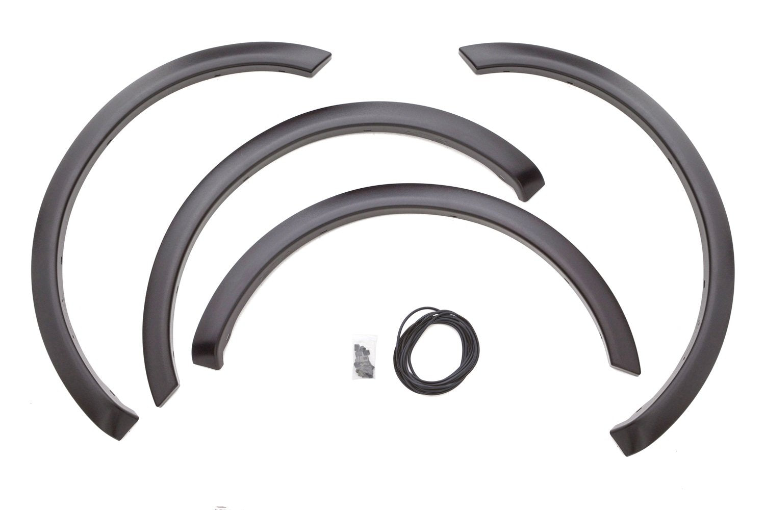 Lund Elite Series SX310T Black Sport Style Textured Front and Rear Fender Flare - 4 Piece