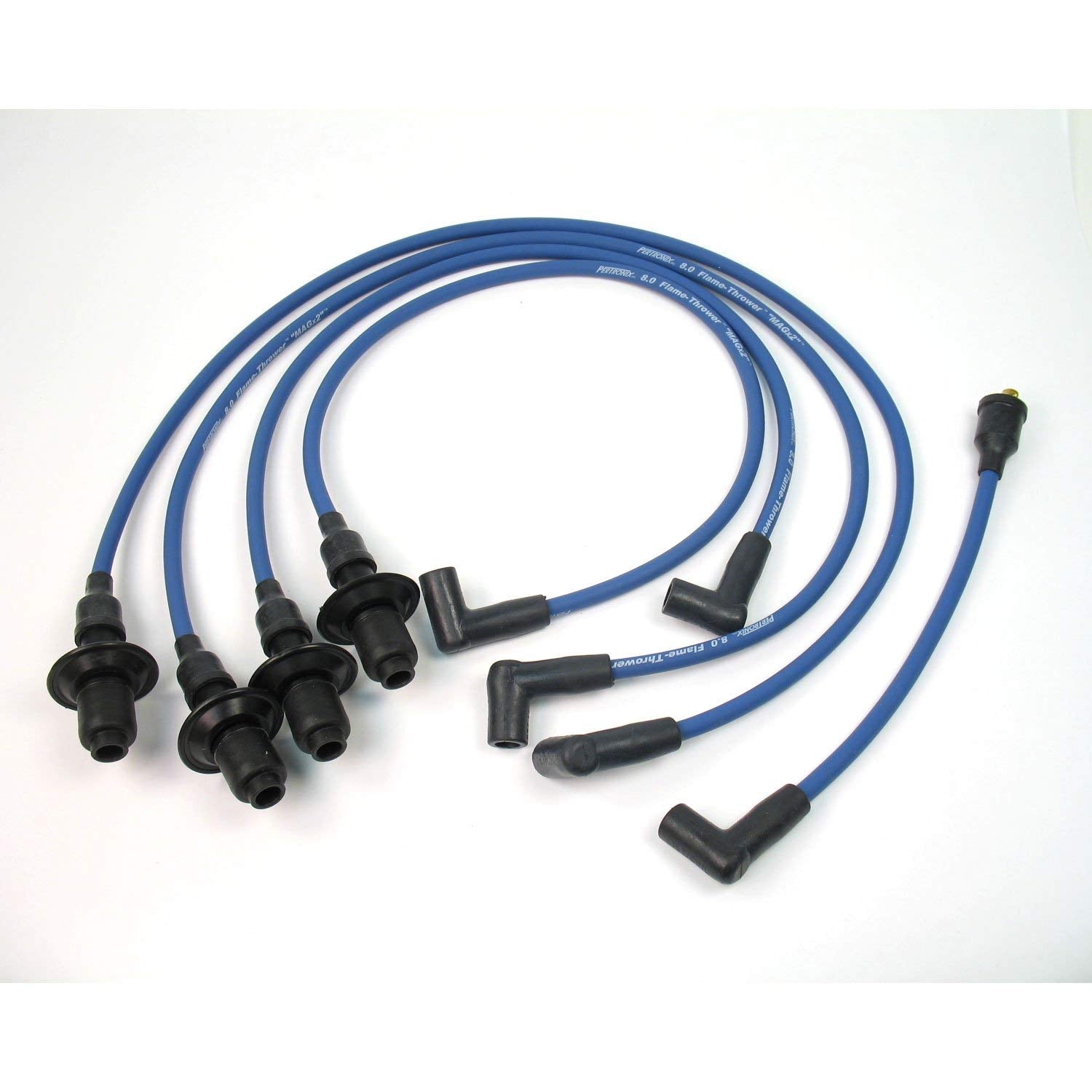 804303 Pertronix Flame-Thrower Blue 8mm 4 Cylinder Spark Plug Wire