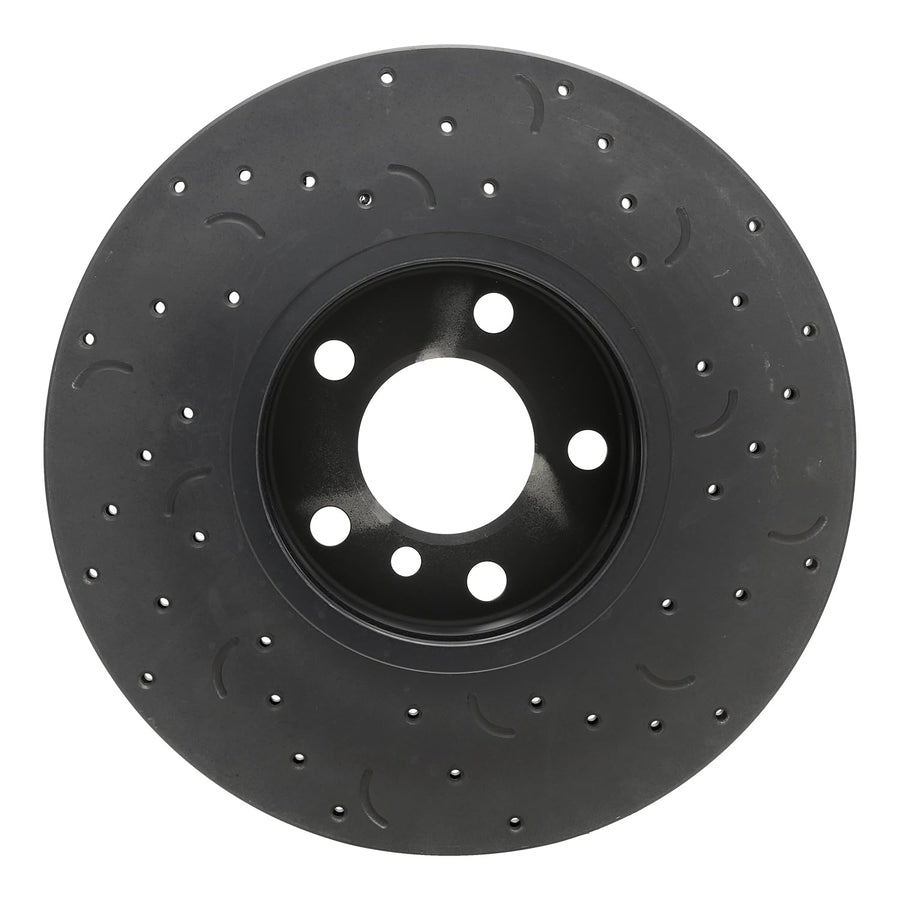 Talon Hawk Performance Brakes Cross-Drilled and Slotted Vented Rotor, 13.07 in. Diameter, 2.45 in. Height