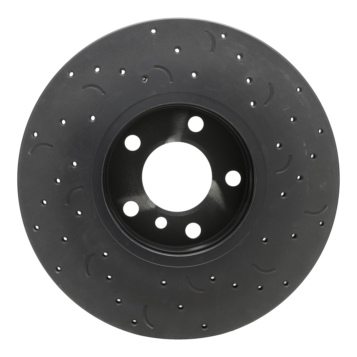Talon Cross-Drilled and Slotted Vented Rotor, Hawk Performance Brakes, 12.28 in. Diameter, 2.9 in. Height
