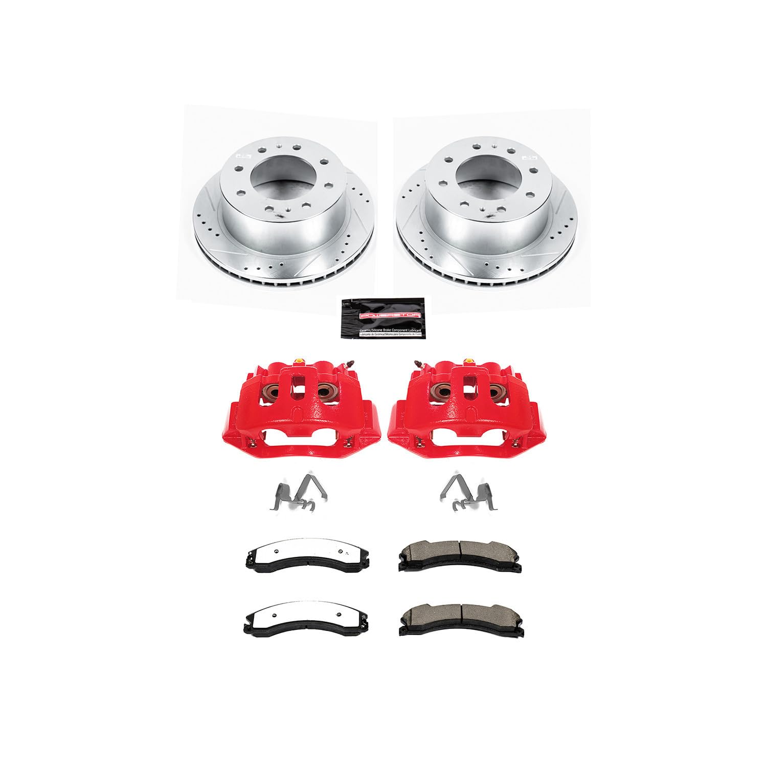 Brake Kit Power Stop KC6993-36 with Caliper (Rear Truck and Tow), 1 Pack