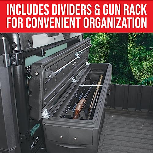 DU-HA 70820 DUHA All-Terrain Side by Side Storage Box fits Most ATVs and UTVs - Black Heavy Duty Storage Box Only, Mounting Hardware Sold Separately