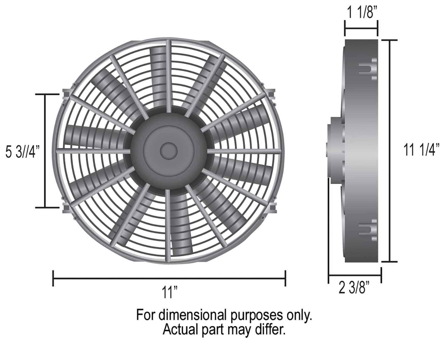 10" Derale Dyno-Cool High Performance Electric Fan