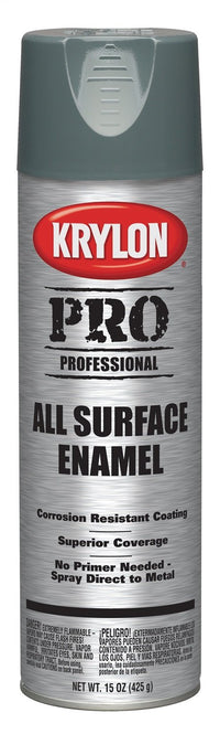 Krylon Professional K05820 All Surface Enamels, Gray, 15 Ounce