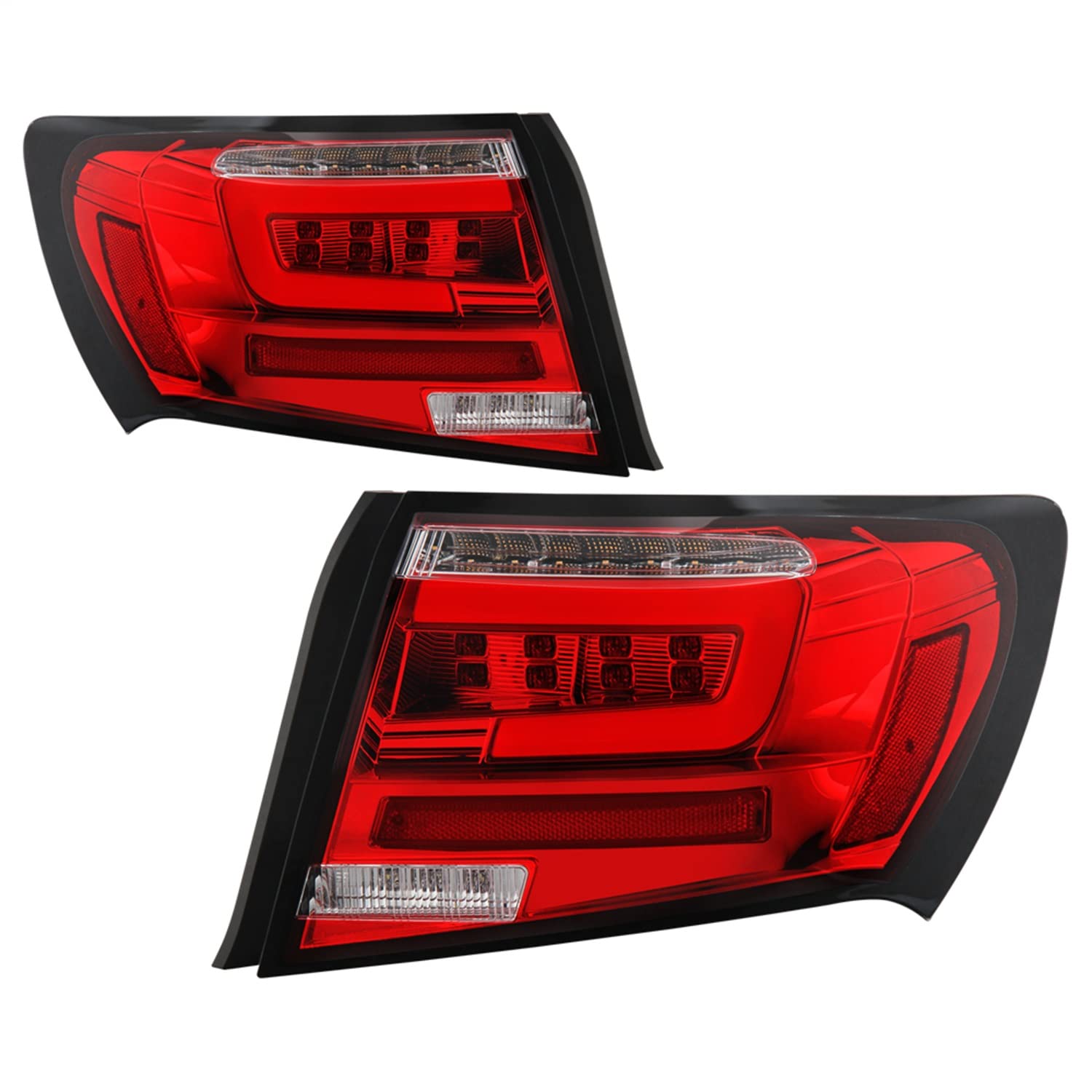 Euro Style Spyder Tail Lights (ALT-YD-SI084D-LED-RC)