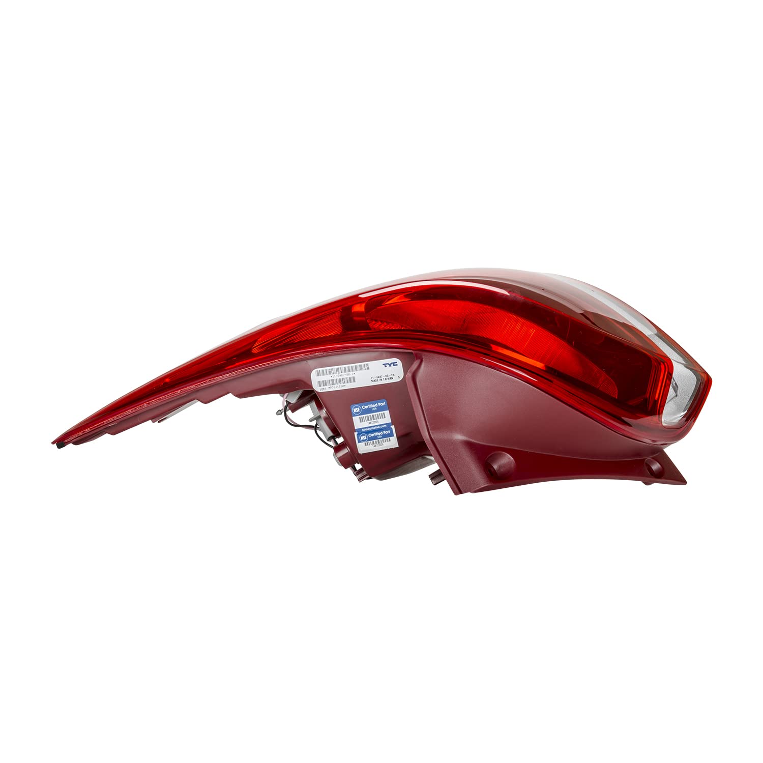 Right TYC Tail Light Assembly Compatible with 2012-2017 Hyundai Veloster