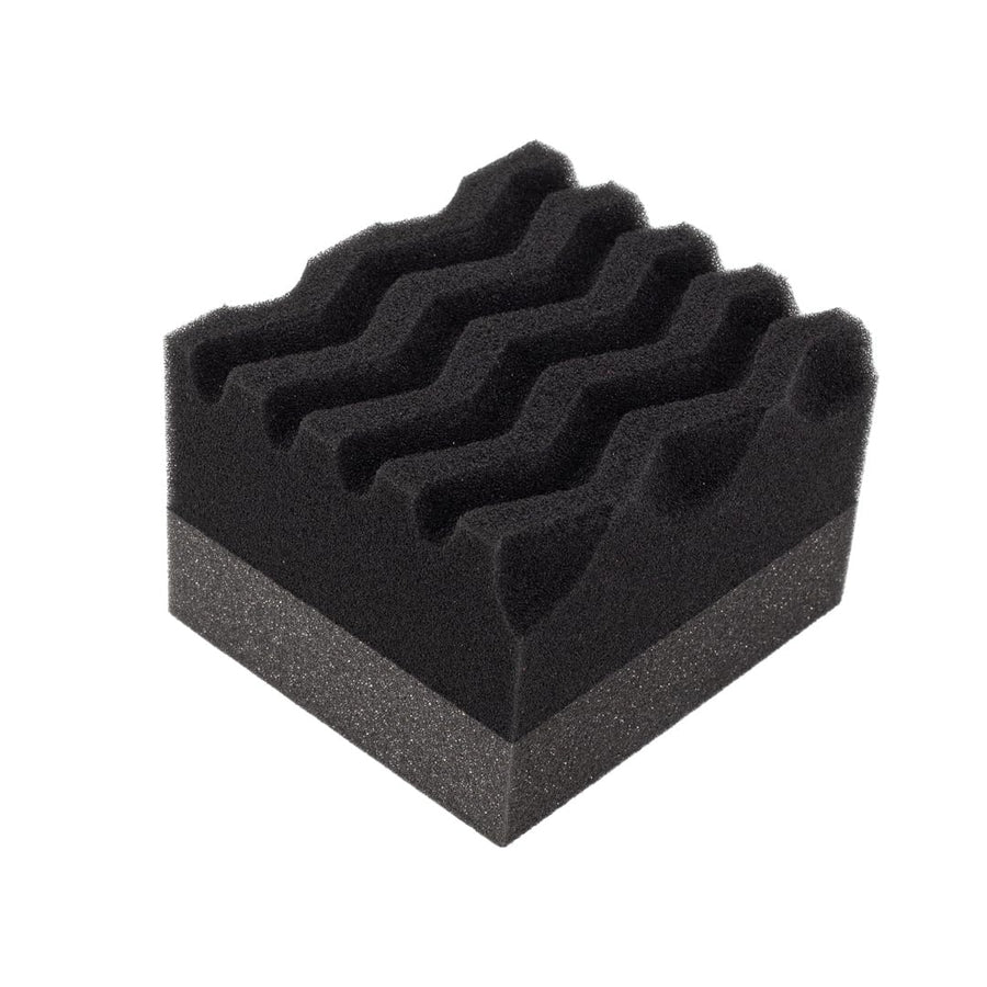 Maxshine Hydro-Tech Tire Foam Applicator Pad for Car Detailing, Zigzag-Cut Design – Scratch-Free Sponge for Tire Shine, Wax, Sealants & Glazes