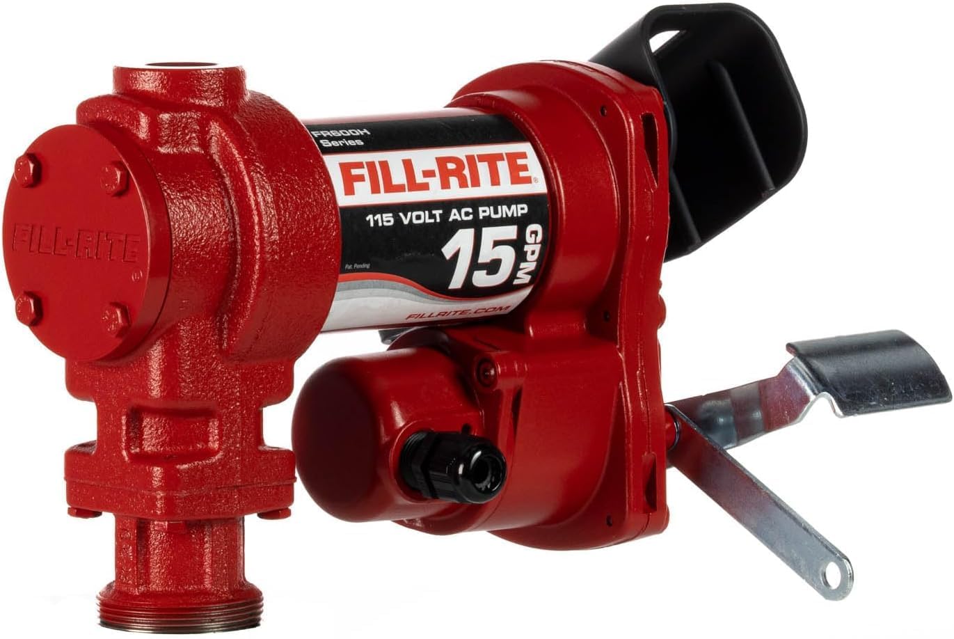 Fill-Rite 115V FR604H 15 GPM Fuel Transfer Pump (Pump Only) | Gasoline, Diesel, Kerosene, Ethanol & Methanol Blends & Biodiesel