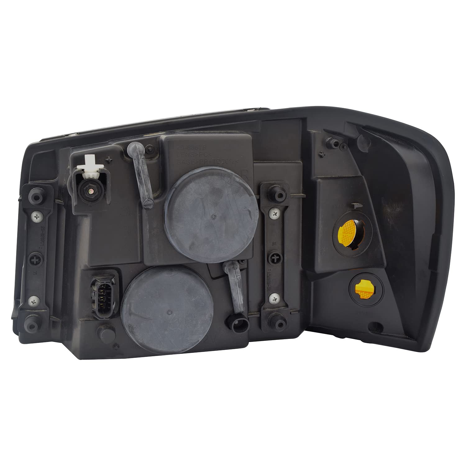 Right TYC Headlight Assembly Compatible with 2002-2008 GMC Envoy
