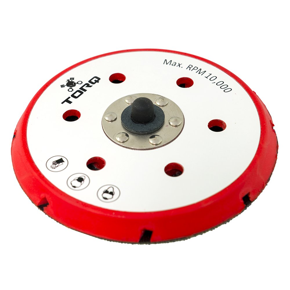 Chemical Guys R5 Torq-BUFLC_202 Dual-Action Backing Plate with Hyper Flex Technology (6 Inch), Red