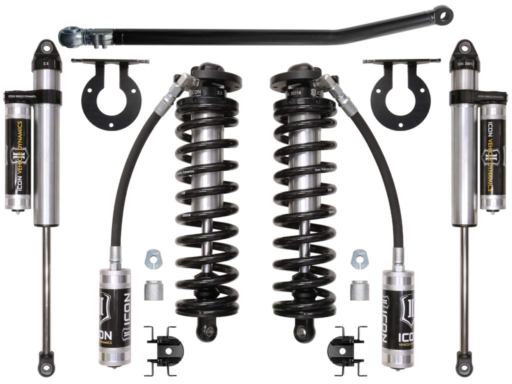 Stage 3 Coilover Conversion System, ICON 2.5-3" Lift Compatible with 2005-2016 Ford F250/F350, K63103