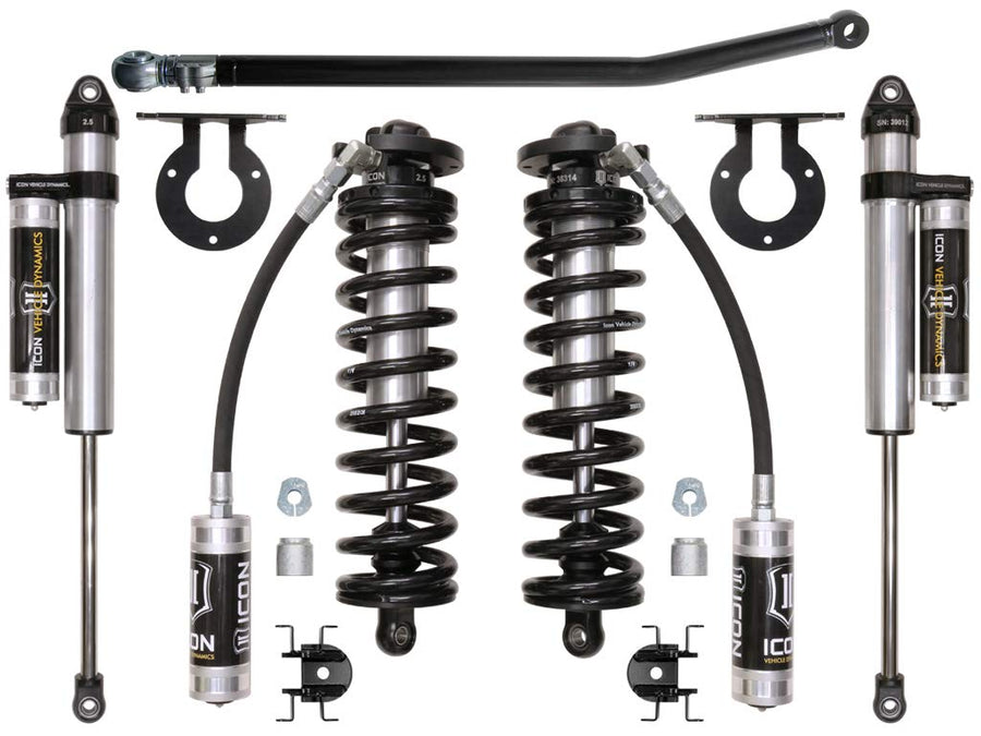 Stage 3 Coilover Conversion System, ICON 2.5-3" Lift Compatible with 2005-2016 Ford F250/F350, K63103