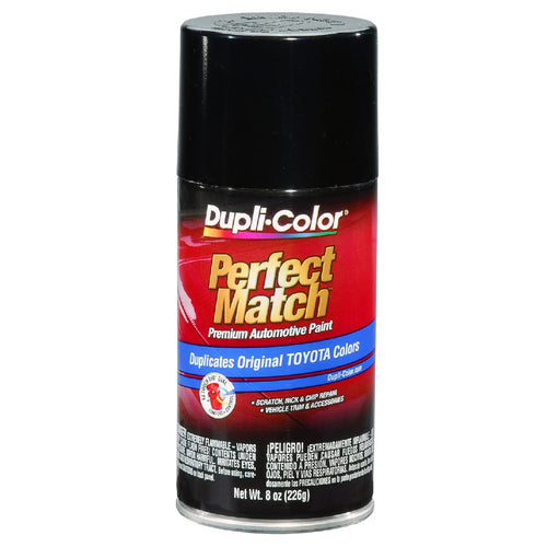 Perfect Match Dupli-Color Automotive Spray Paint – Toyota Black Metallic, 1G8,204,202 – 8 oz. Aerosol Can