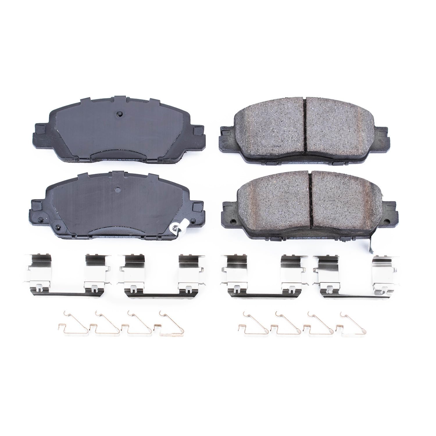 Power Stop Brake Kit Front For Honda Accord 2016-17 - Ceramic Brake Pads With Installation Hardware, 17-1860
