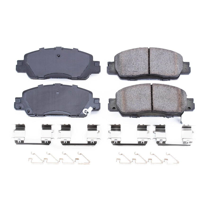 Power Stop Brake Kit Front For Honda Accord 2016-17 - Ceramic Brake Pads With Installation Hardware, 17-1860
