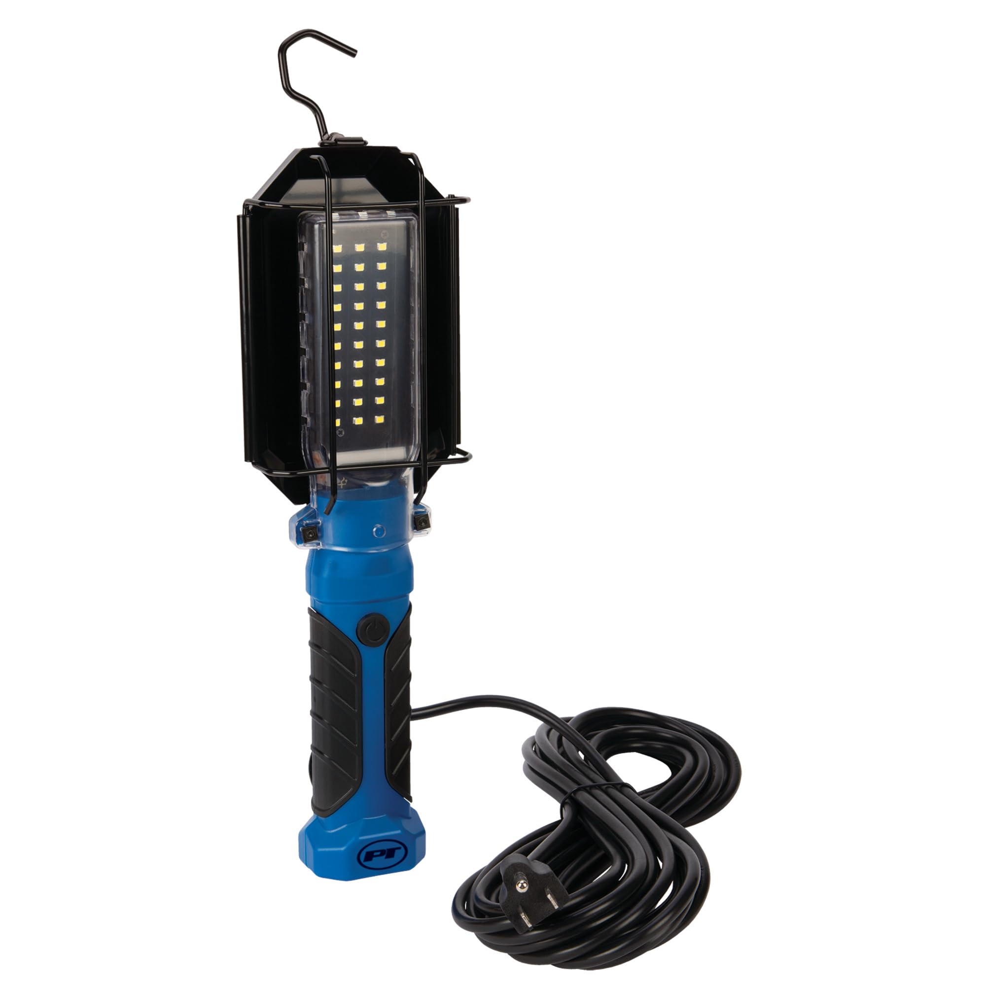 W2237 Performance Tool 25' 18GA 1,000 lumen 120V LED Drop Light with Extra Built in 120V Outlet, 1 Pack