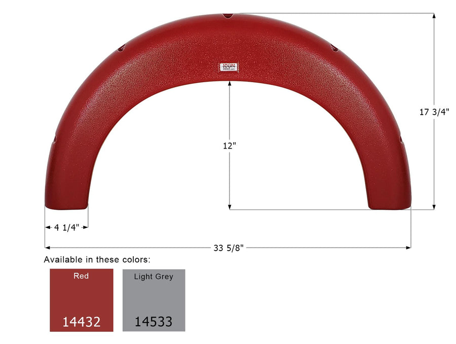 Fender Skirt ICON 14432, Single, T@B, FS4432, Red