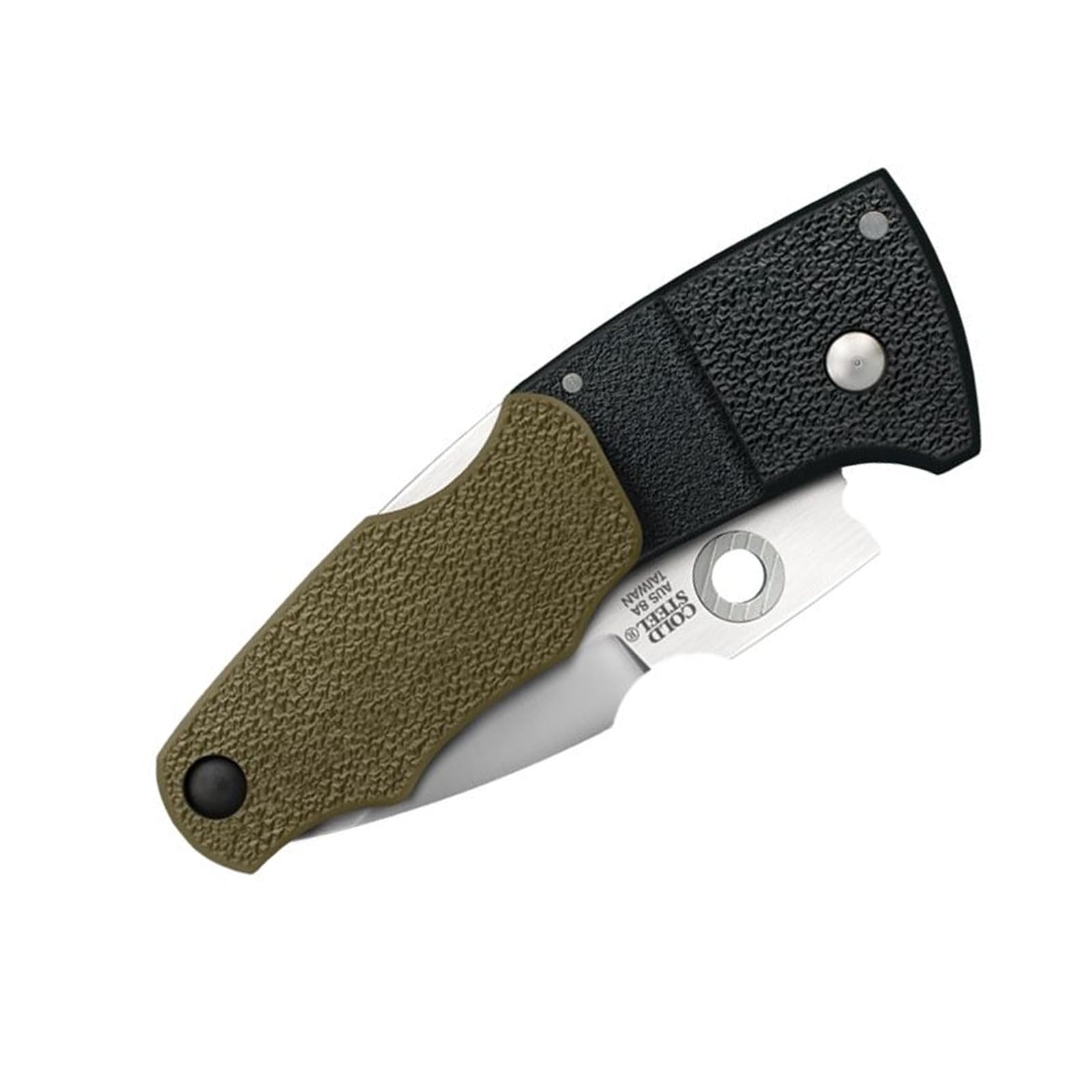 Grik COLD STEEL 3" AUS8A Spear Point Razor-Sharp Blade 3.875" GFN Handle Everyday Carry Versatile Pocket Folding Knife w/Tri-Ad Lock