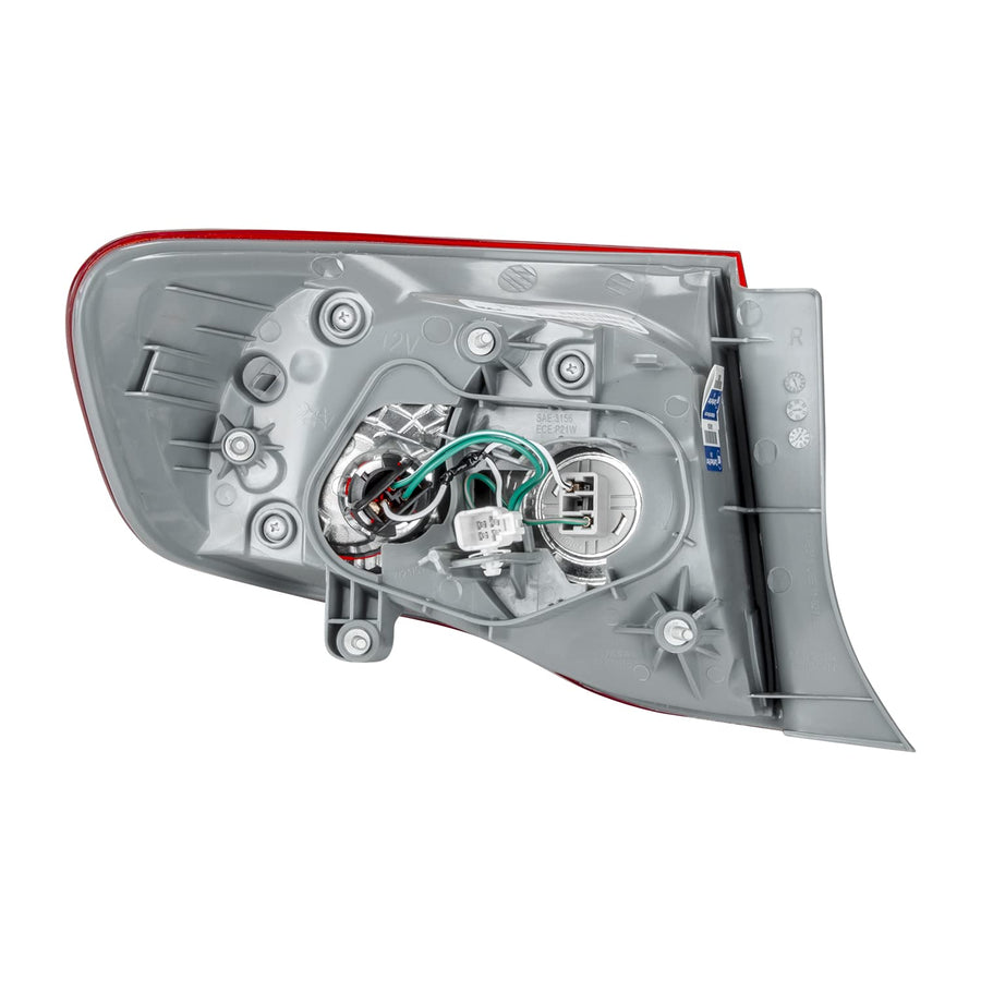 Right TYC Tail Light Assembly Compatible with 2009-2010 Toyota Corolla