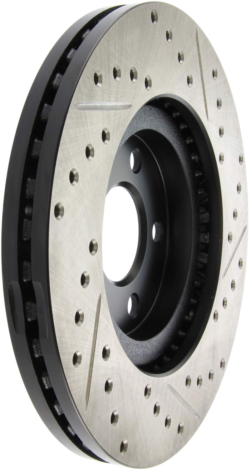 Front Right StopTech 127.63053R Sport Drilled/Slotted Brake Rotor