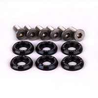 Black Anodized Skunk2 Small Fender Washer Kit 649-05-0215