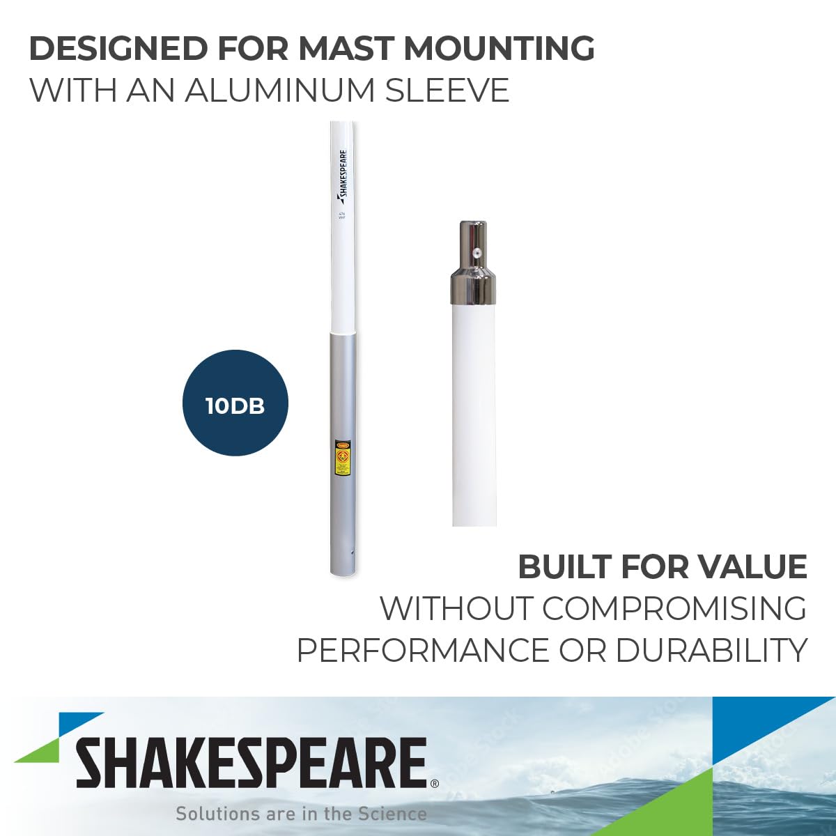 Shakespeare Marine Classic VHF Antenna Shakespeare 476 Classic VHF Antenna