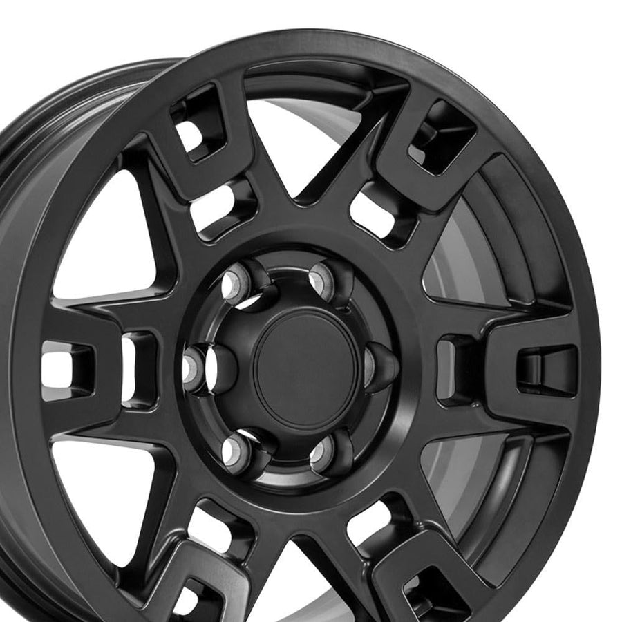 17 Inch OE Wheels Rim Fits 4Runner TRD Style 6x139.7 17x7 Matte Black - Hollander 75167 (1)