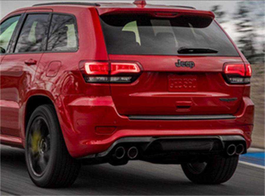 Cat-Back BORLA Perf. Exhaust System for 2018-2021 Jeep Grand Cherokee Trackhawk WK2 6.2L V8 Automatic Transmission All Wheel Drive. Tips NOT Included Re-use Factory Tips or Optional Borla Tips.