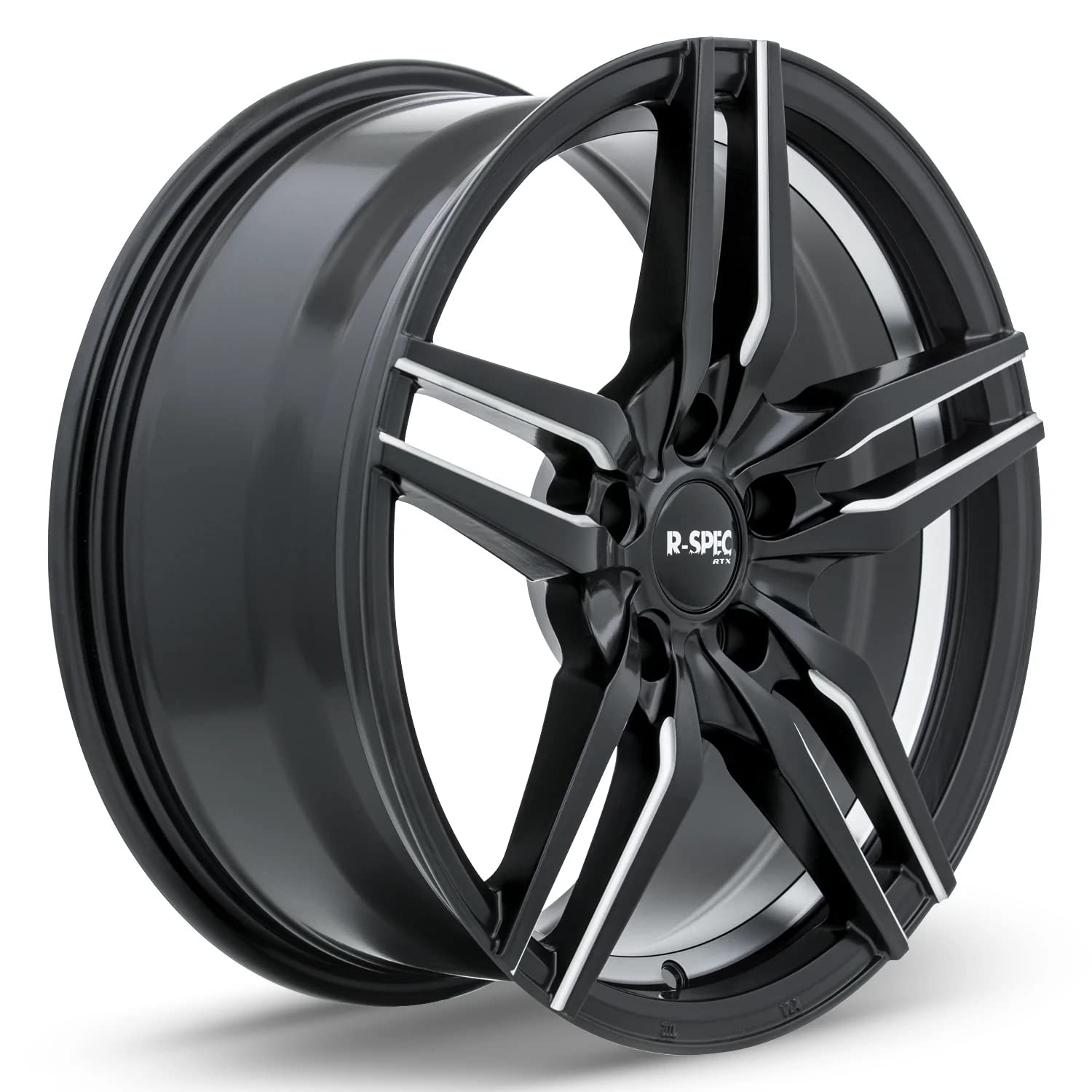 Сustom RTX Wheel Zenith - Satin Black with Milled Accents 18" x 9", 38 Offset, 5x120.65 Bolt Pattern, 72.6mm Hub
