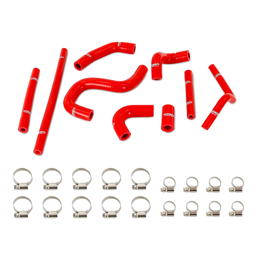 Mishimoto Silicone Heater Hose Kit MMHOSE-4RUN34-96HHRRD, with Rear Heater, Compatible with 4Runner 3.4L, 1996-2002, Red