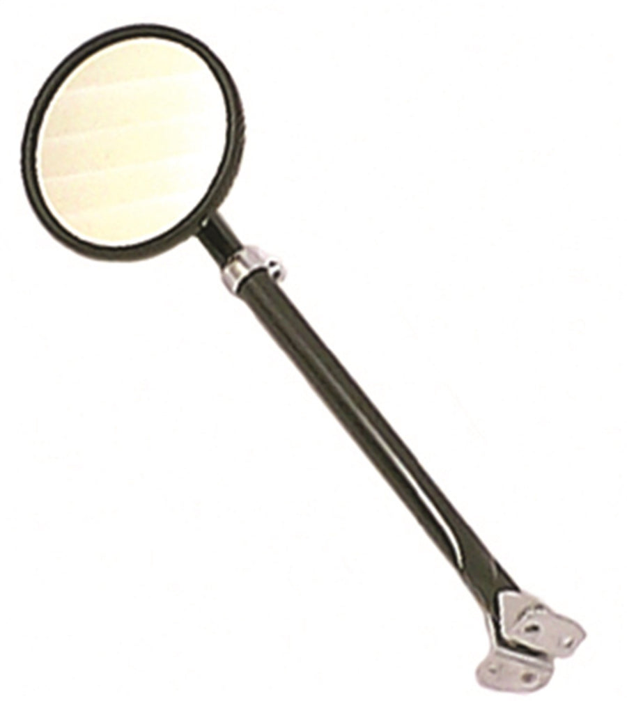 11001.01 | Omix-Ada | Round Door Mirror Kit, Arm/Bracket, Black | OE Reference: 663642K | Fits 1941-1964 Fords/Willys/Jeeps
