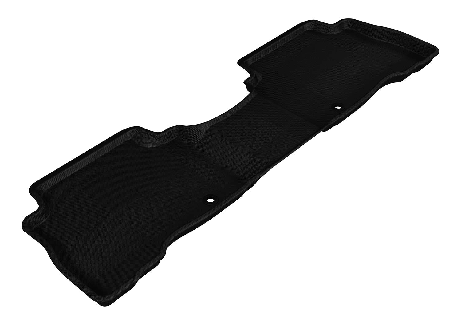 Kagu Floor Mat 3D MAXpider Custom Fit (Black) Compatible with Kia Sorento 7-Seats 2014-2015 - Second Row