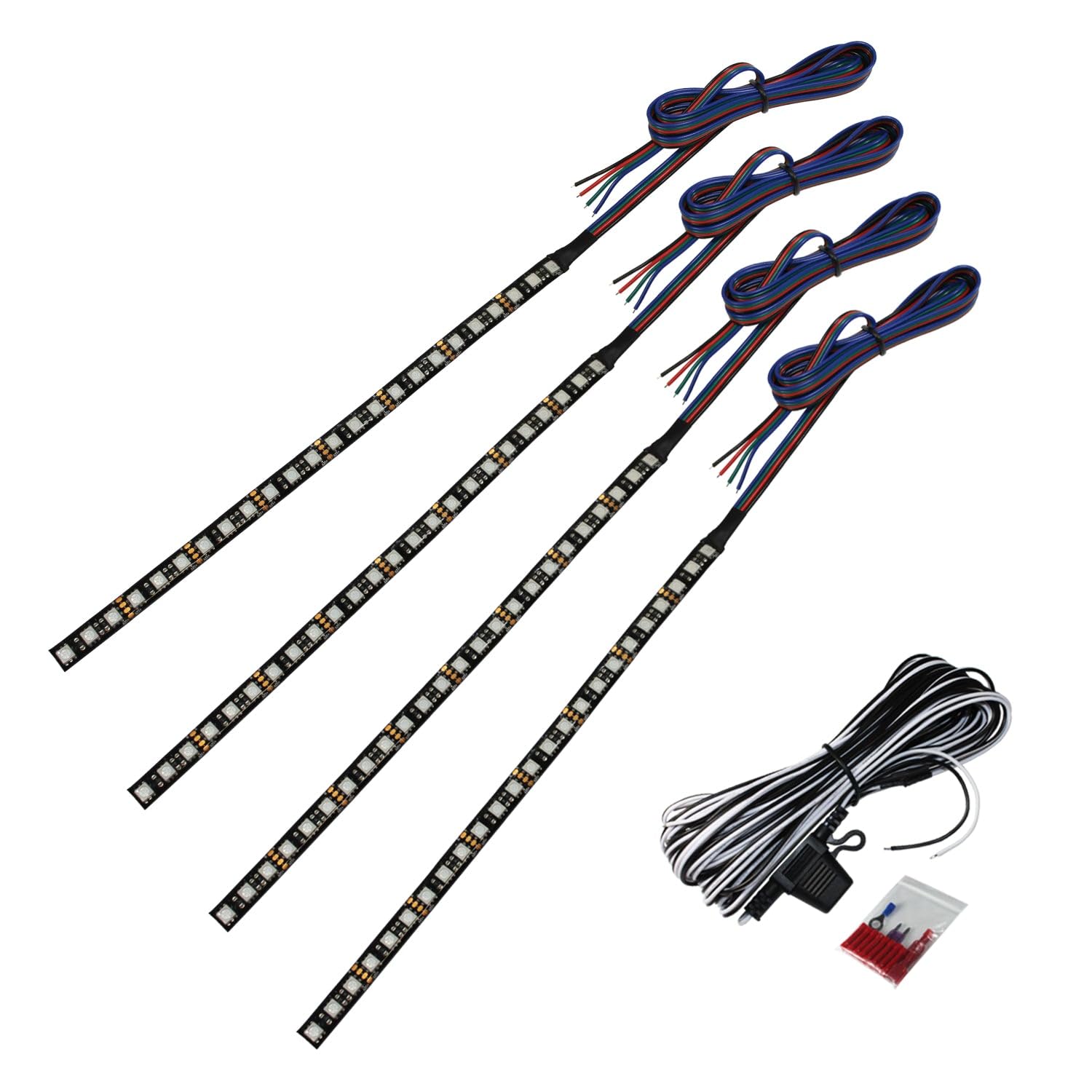 UNV-LED-Light-KIT-RGB Raptor Series: RGB Led Lights - 10 in Universal Led Light Strip Kit - RGB