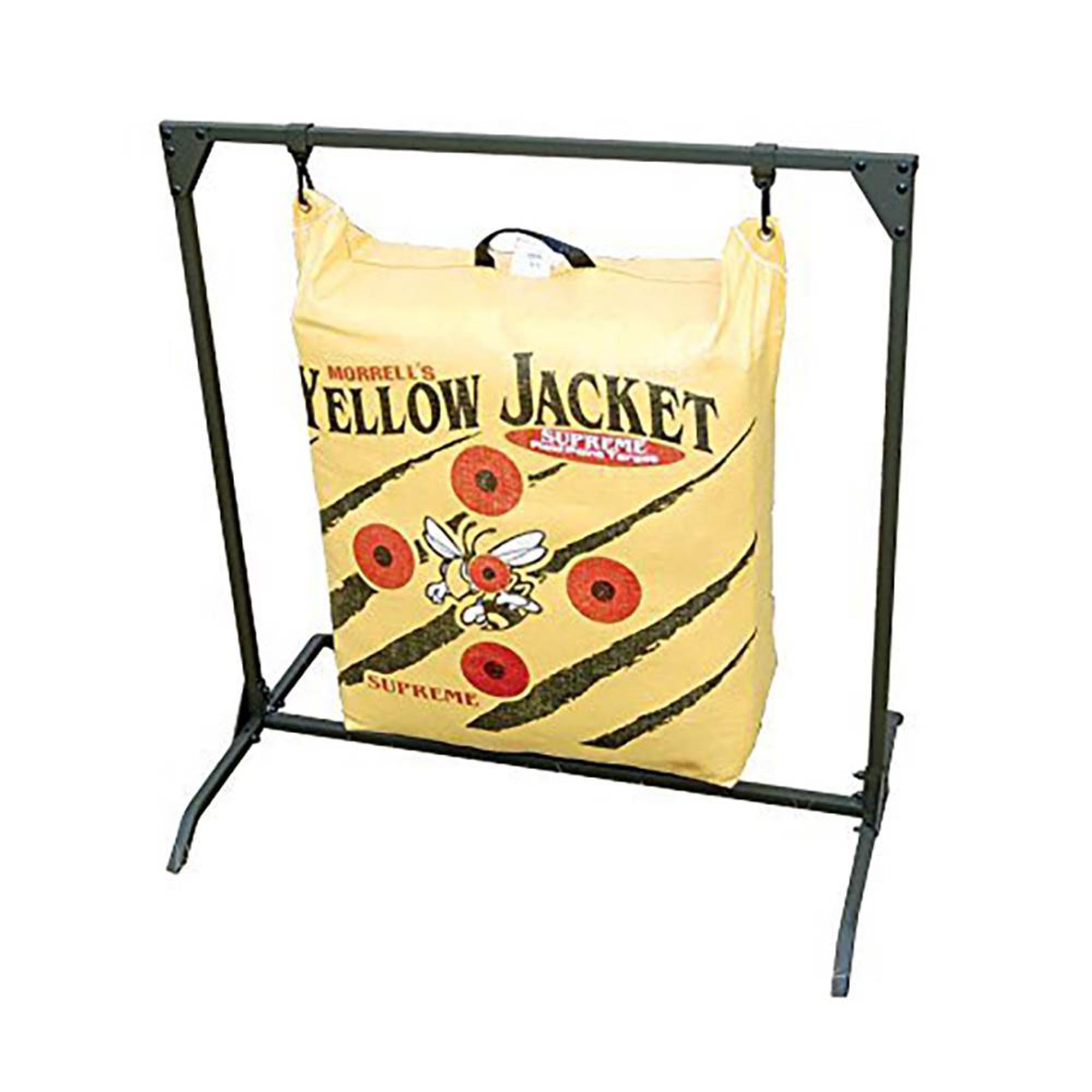 Bag Target Stand HME for Indoor and Outdoor Bow Hunting Practice & Archery Training Durable Adjustable Bag Holder with Stabilizer Pin and Raised Leg Design, Olive