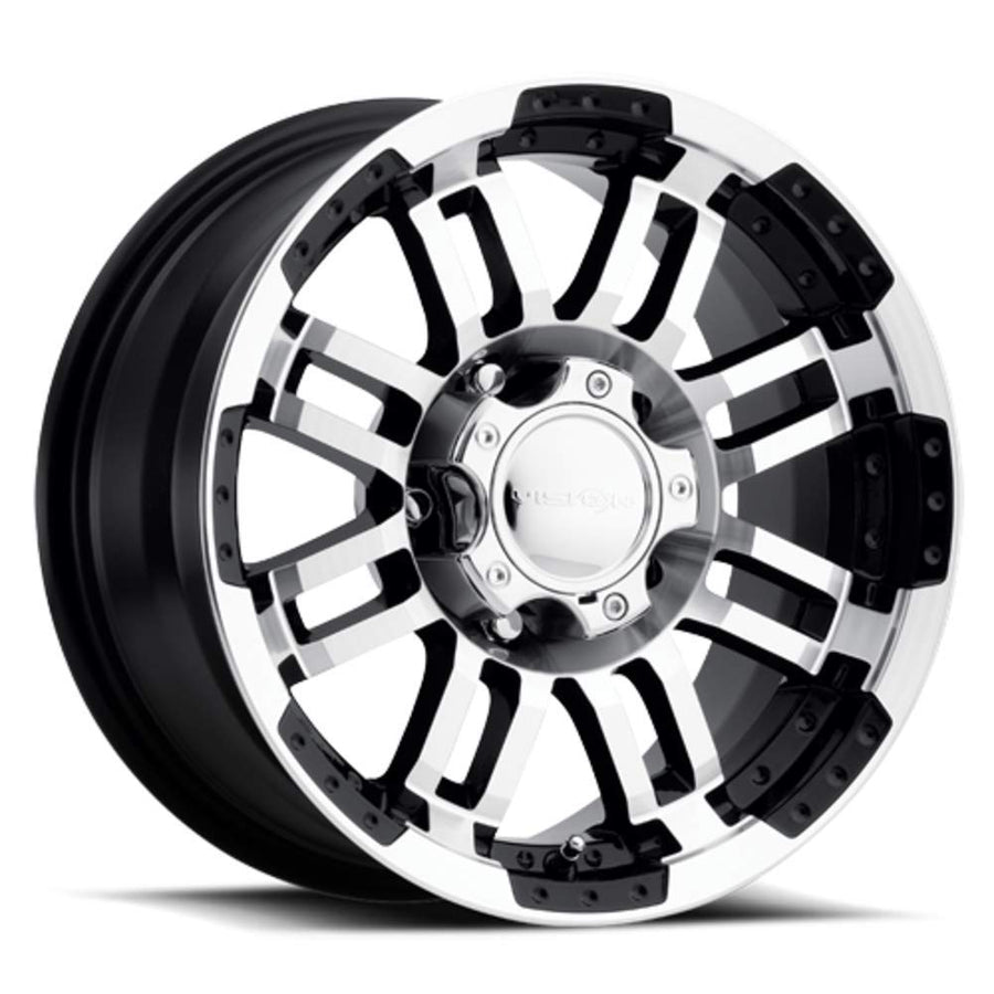 Warrior Vision 375 Gloss Black Machined Face Wheel (16x8"/5x139.7mm)