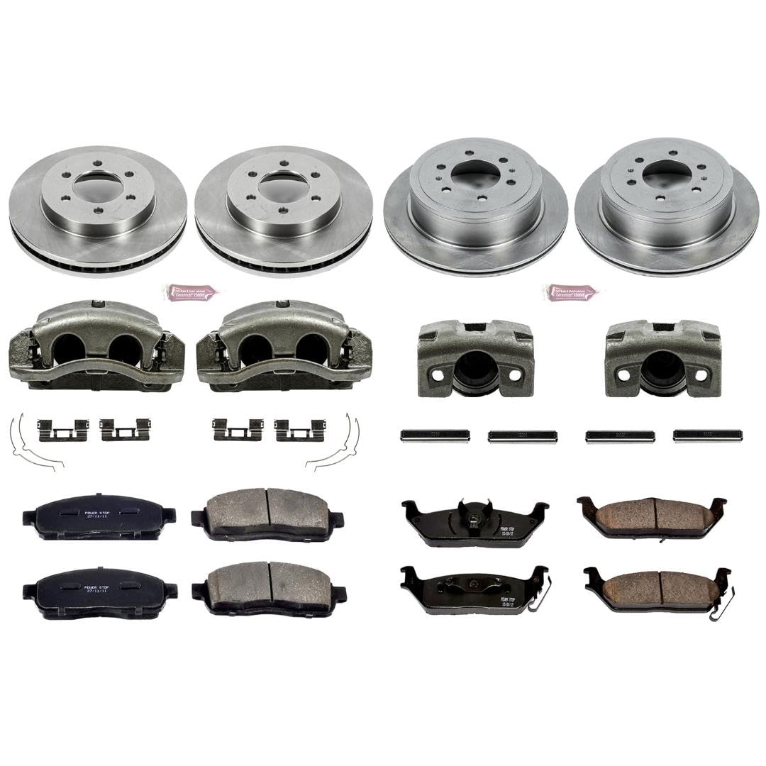 Power Stop KCOE1944A Brake Kit Autospecialty OE Replacement with Calipers For Ford F150 Lincoln Mark Lt 4WD 4X4