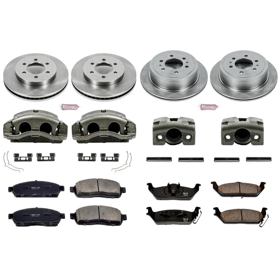 Power Stop KCOE1944A Brake Kit Autospecialty OE Replacement with Calipers For Ford F150 Lincoln Mark Lt 4WD 4X4