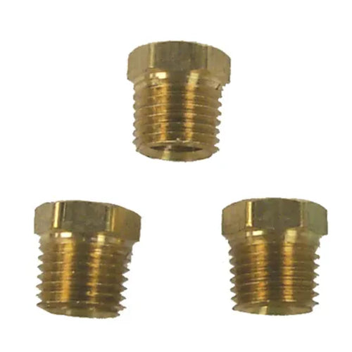 18-8111-9 Sierra International Pipe Plug, 1/4 inch-18 NPT - Pack of 3