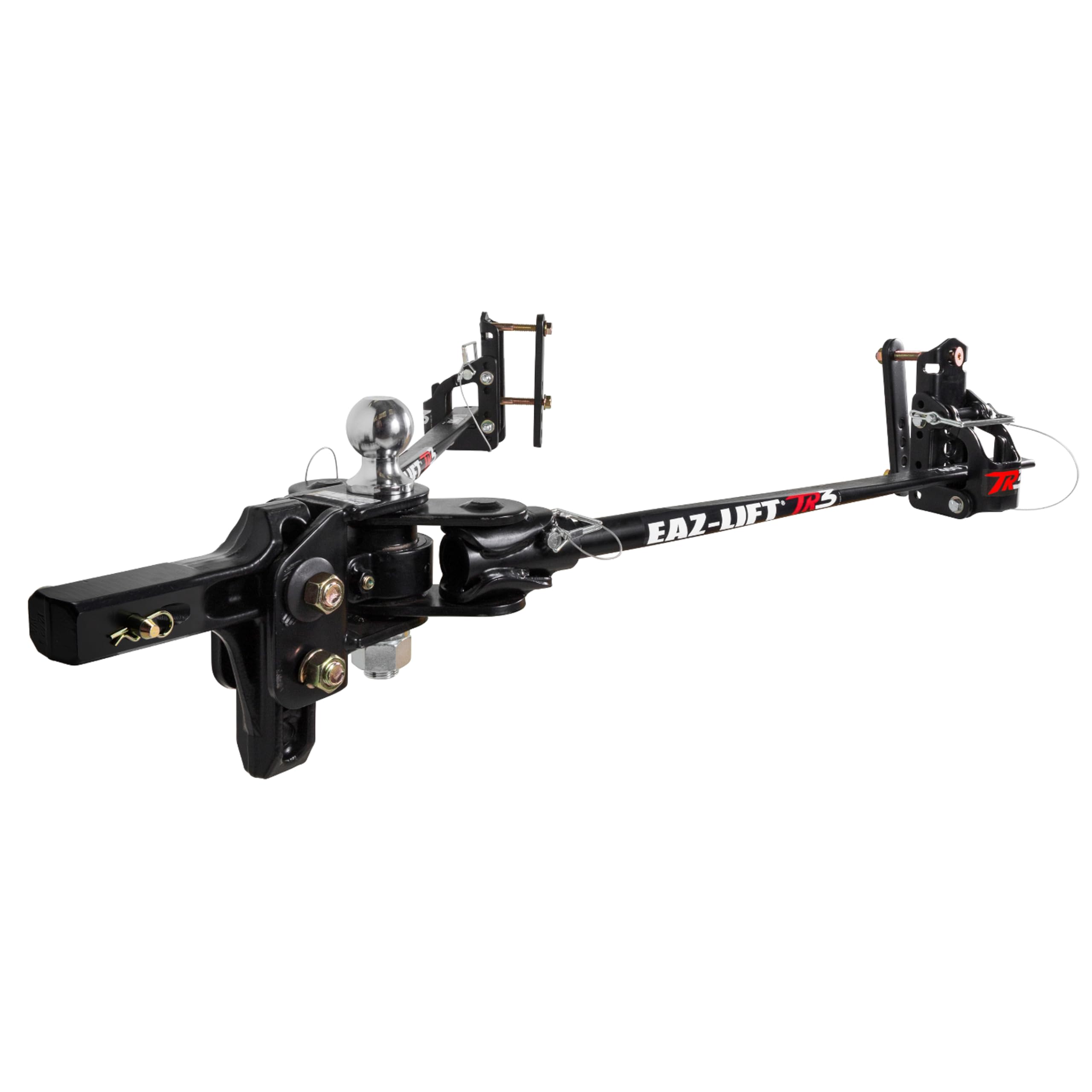 Eaz-Lift Camco TR3 1,000lb Weight Distribution Hitch Kit - Features Adjustable Sway Control & Pre-Installed 2-5/16-inch Hitch Ball - 1,200lb Max Tongue Weight Rating (48900)
